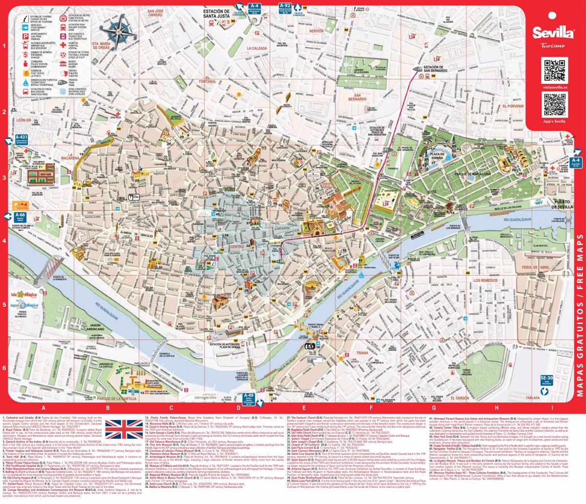 Sevilla na mapie